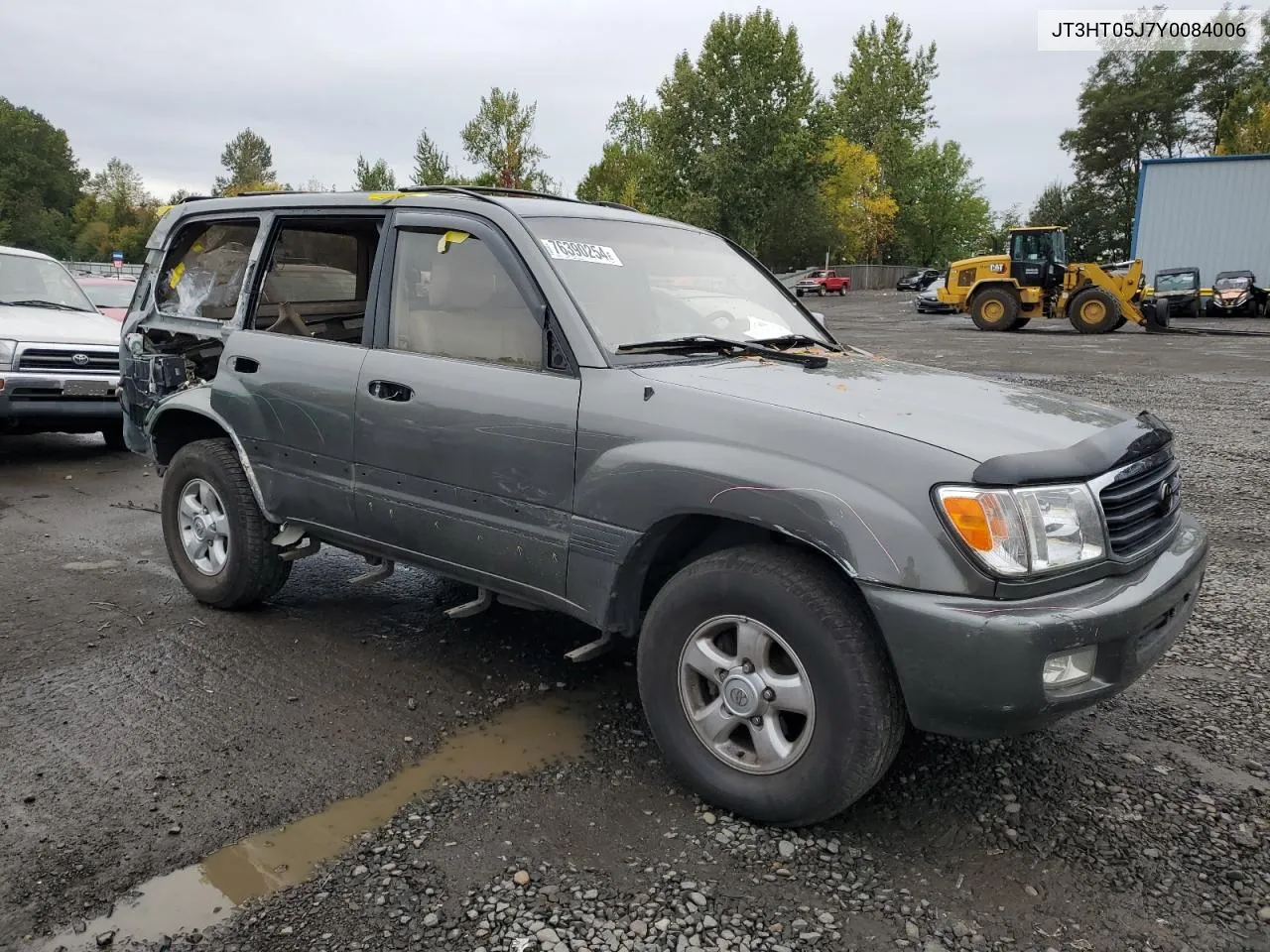 2000 Toyota Land Cruiser VIN: JT3HT05J7Y0084006 Lot: 76390254