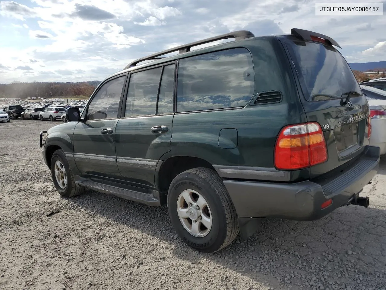 2000 Toyota Land Cruiser VIN: JT3HT05J6Y0086457 Lot: 79268244