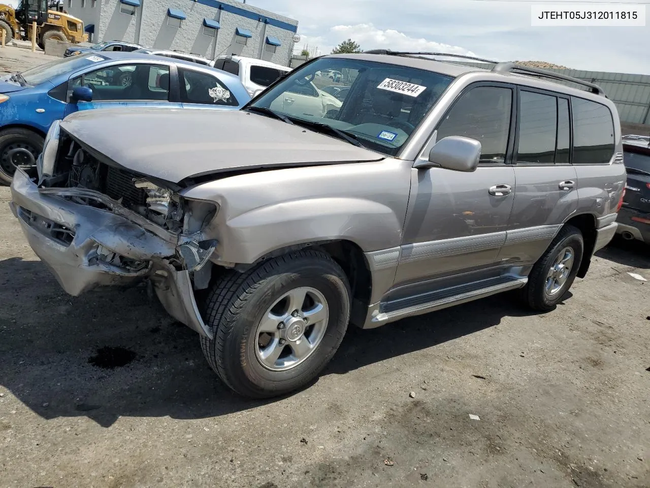 2001 Toyota Land Cruiser VIN: JTEHT05J312011815 Lot: 58303244