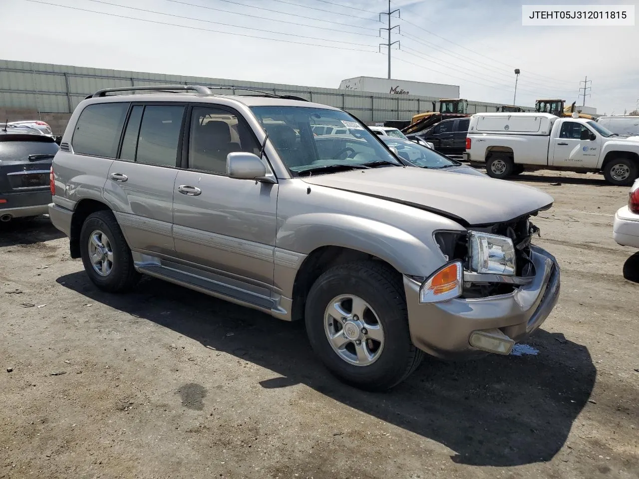 2001 Toyota Land Cruiser VIN: JTEHT05J312011815 Lot: 58303244