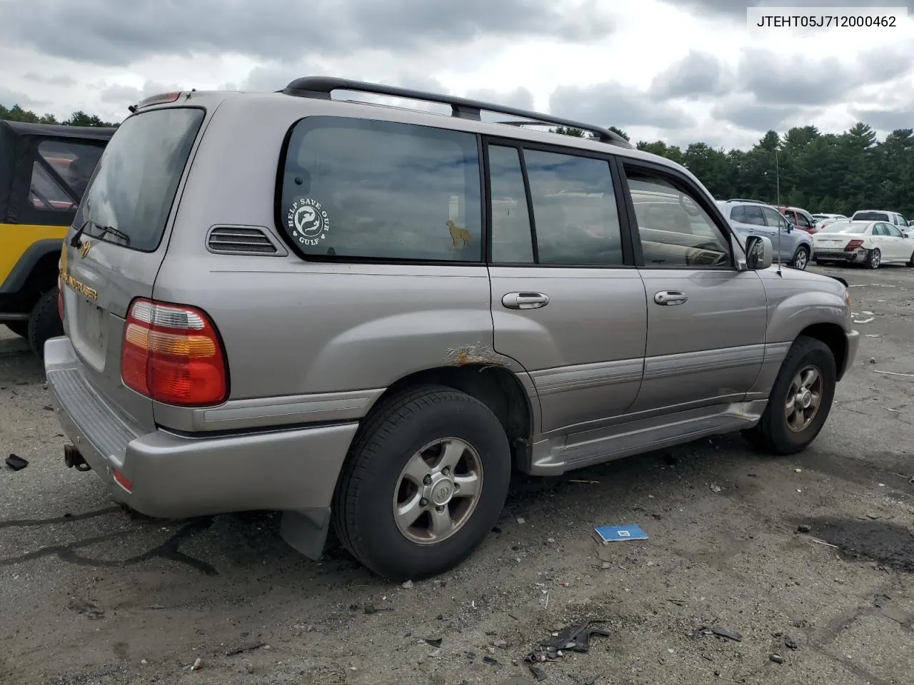 2001 Toyota Land Cruiser VIN: JTEHT05J712000462 Lot: 69372754