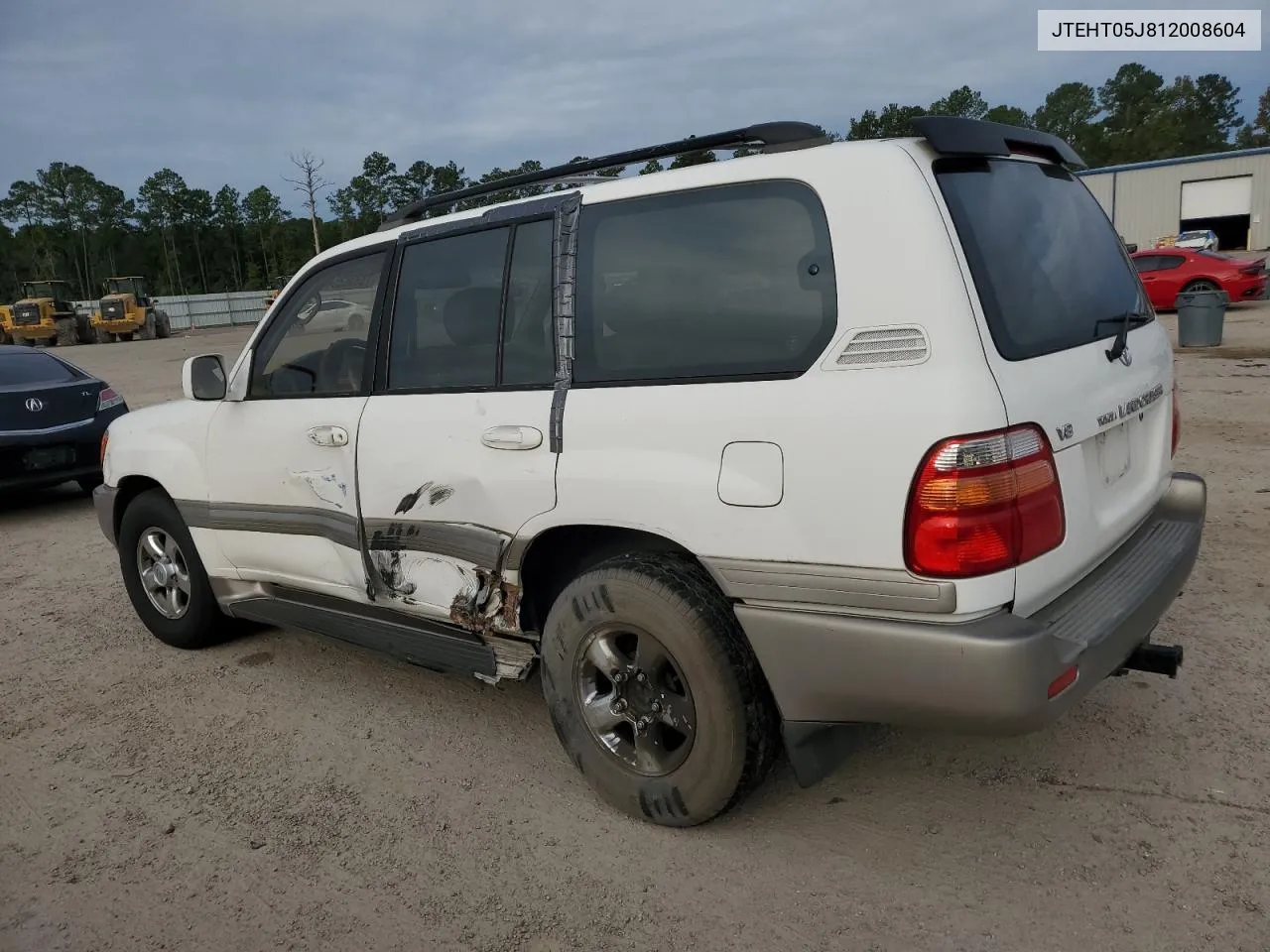 2001 Toyota Land Cruiser VIN: JTEHT05J812008604 Lot: 73338254