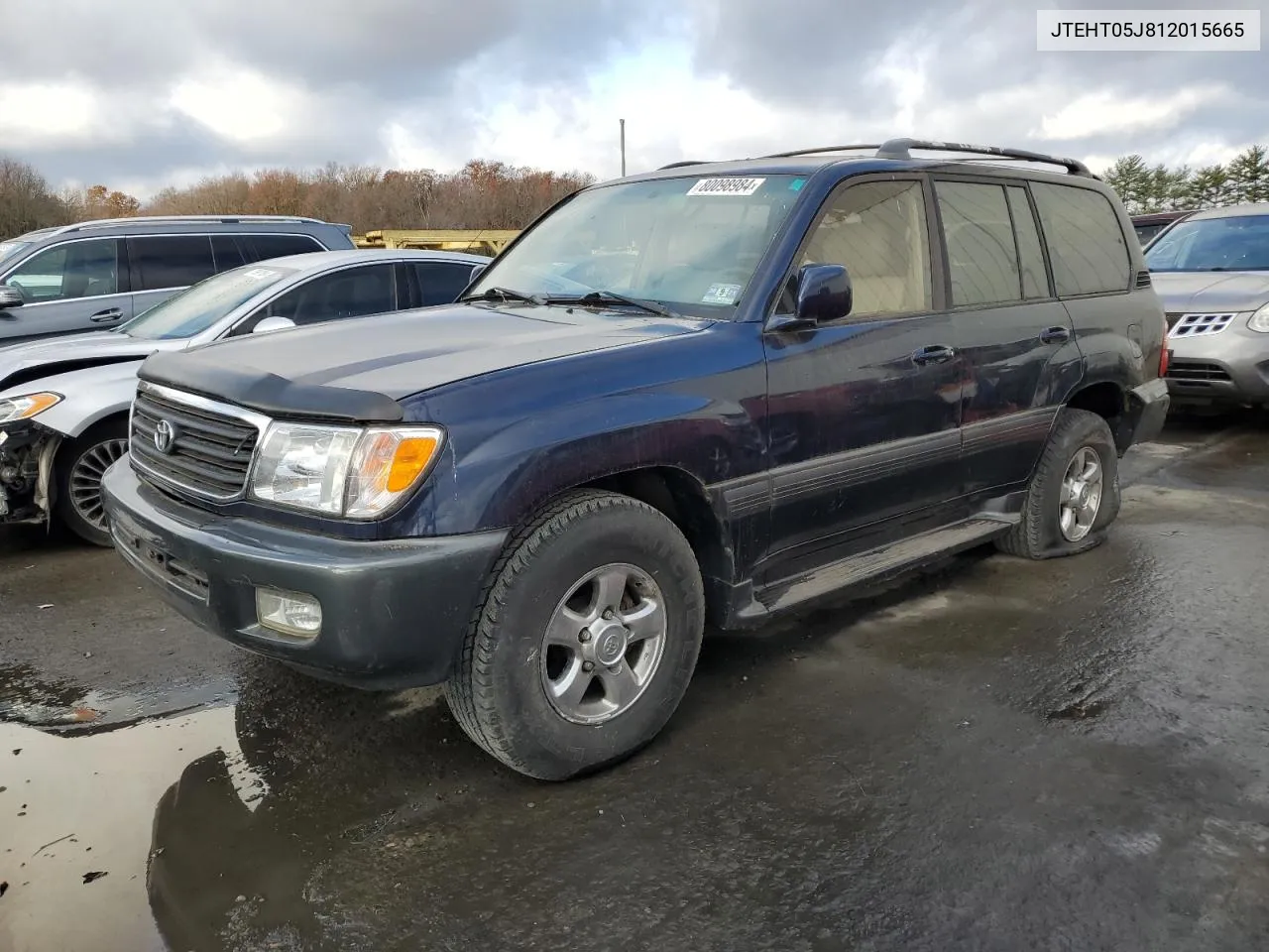 2001 Toyota Land Cruiser VIN: JTEHT05J812015665 Lot: 80098984