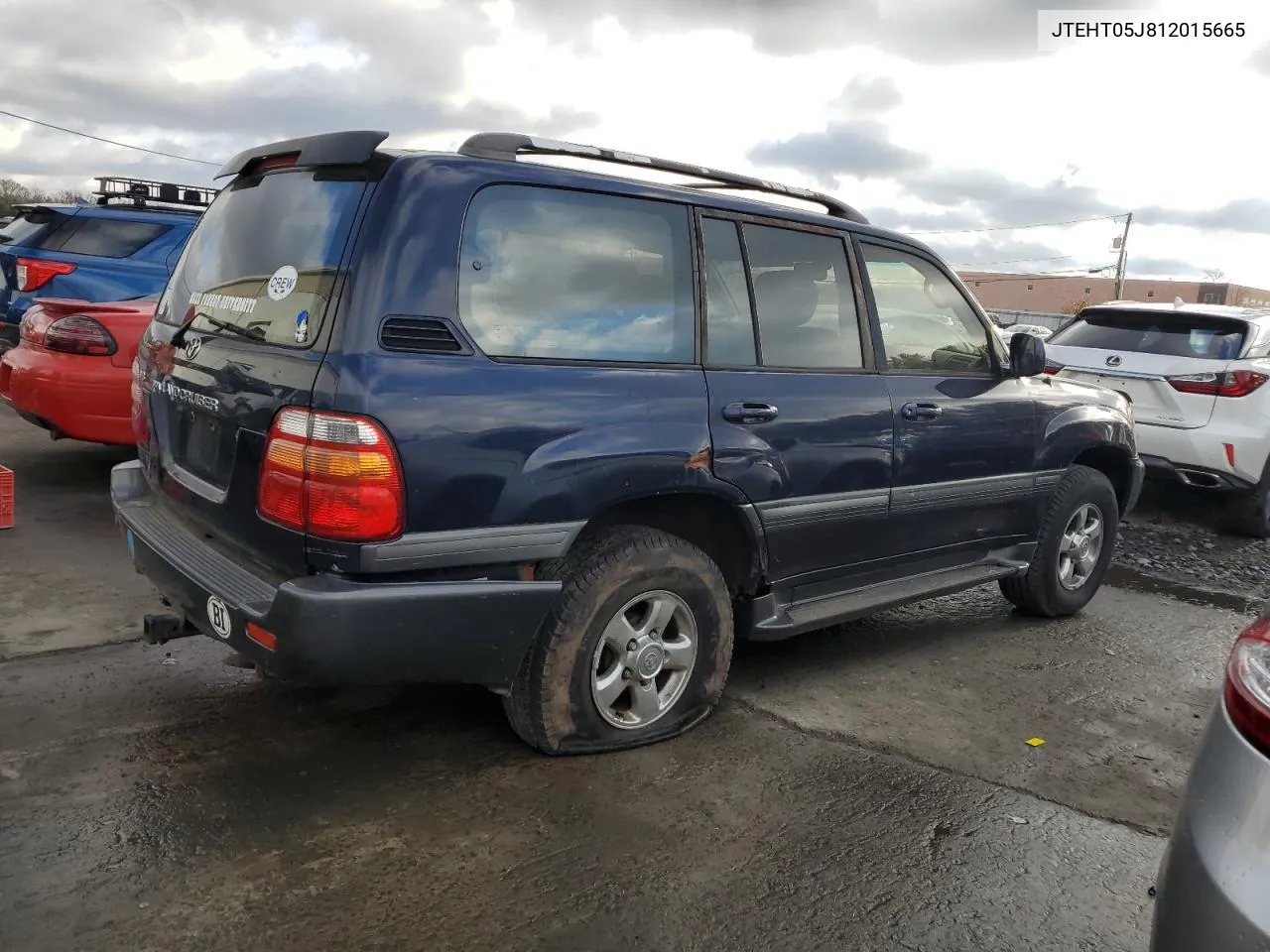 2001 Toyota Land Cruiser VIN: JTEHT05J812015665 Lot: 80098984