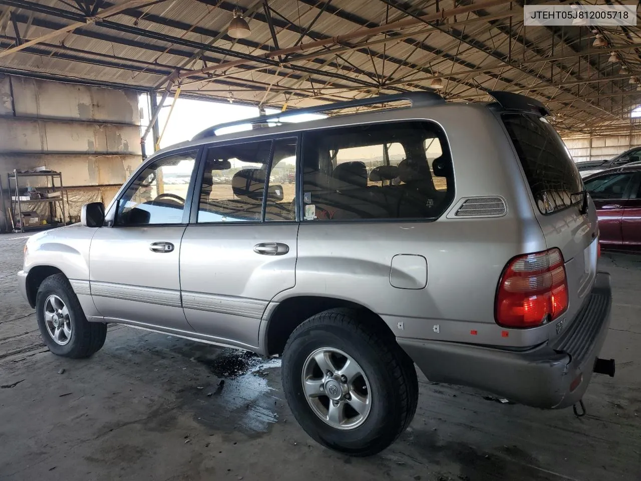 2001 Toyota Land Cruiser VIN: JTEHT05J812005718 Lot: 81691374