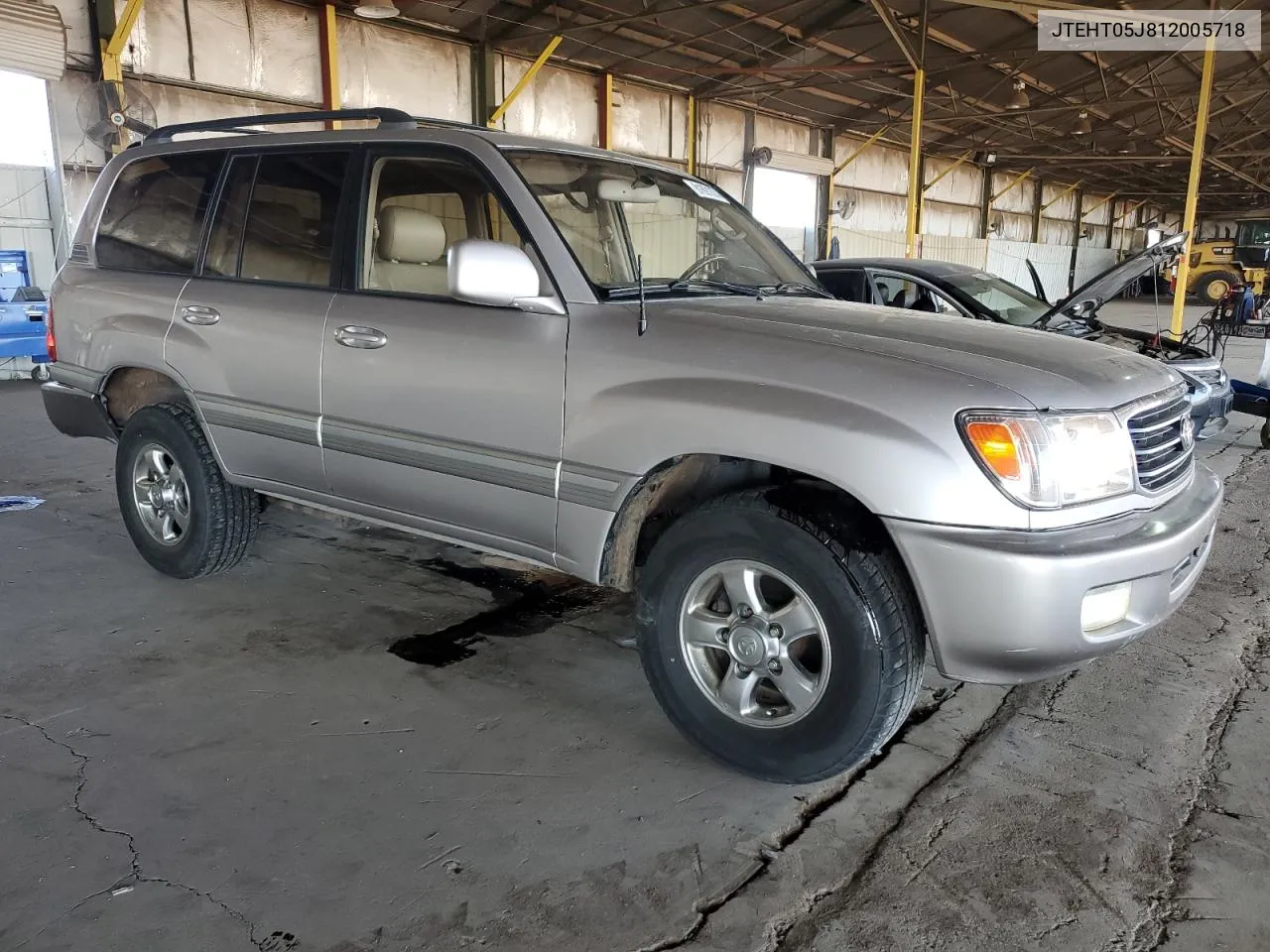 2001 Toyota Land Cruiser VIN: JTEHT05J812005718 Lot: 81691374