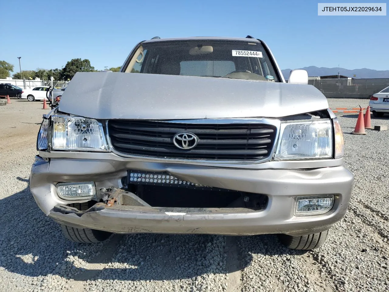 2002 Toyota Land Cruiser VIN: JTEHT05JX22029634 Lot: 78552444