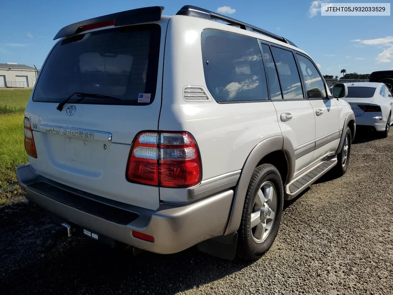 2003 Toyota Land Cruiser VIN: JTEHT05J932033529 Lot: 73855214