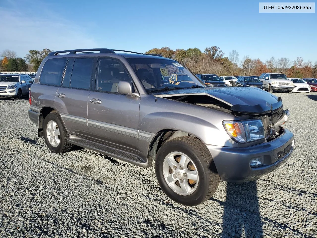 2003 Toyota Land Cruiser VIN: JTEHT05J932036365 Lot: 79696224