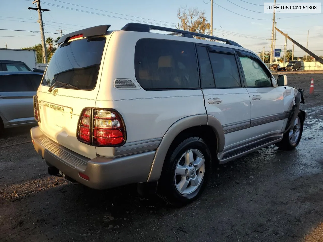 2004 Toyota Land Cruiser VIN: JTEHT05J042061303 Lot: 73775064