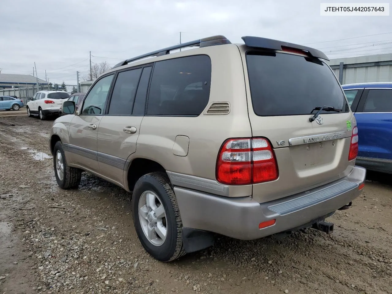 2004 Toyota Land Cruiser VIN: JTEHT05J442057643 Lot: 80089224