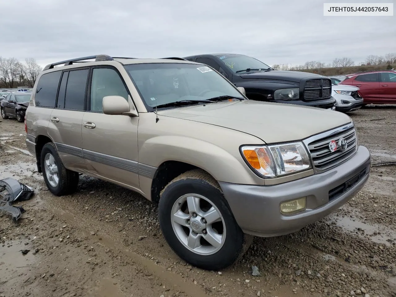 2004 Toyota Land Cruiser VIN: JTEHT05J442057643 Lot: 80089224