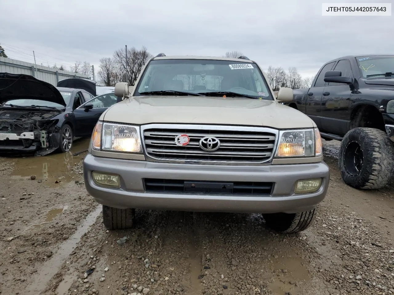 2004 Toyota Land Cruiser VIN: JTEHT05J442057643 Lot: 80089224