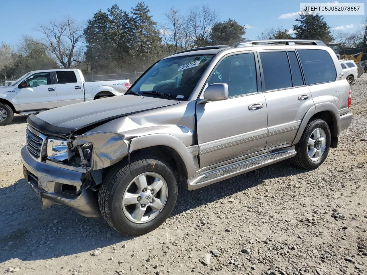 2005 Toyota Land Cruiser VIN: JTEHT05J052078667 Lot: 79737734