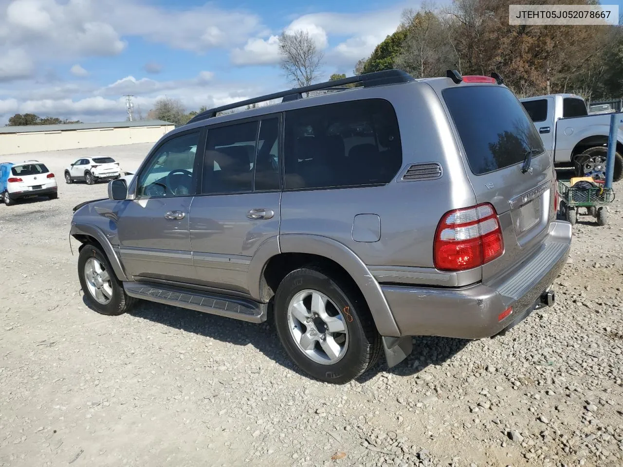 2005 Toyota Land Cruiser VIN: JTEHT05J052078667 Lot: 79737734