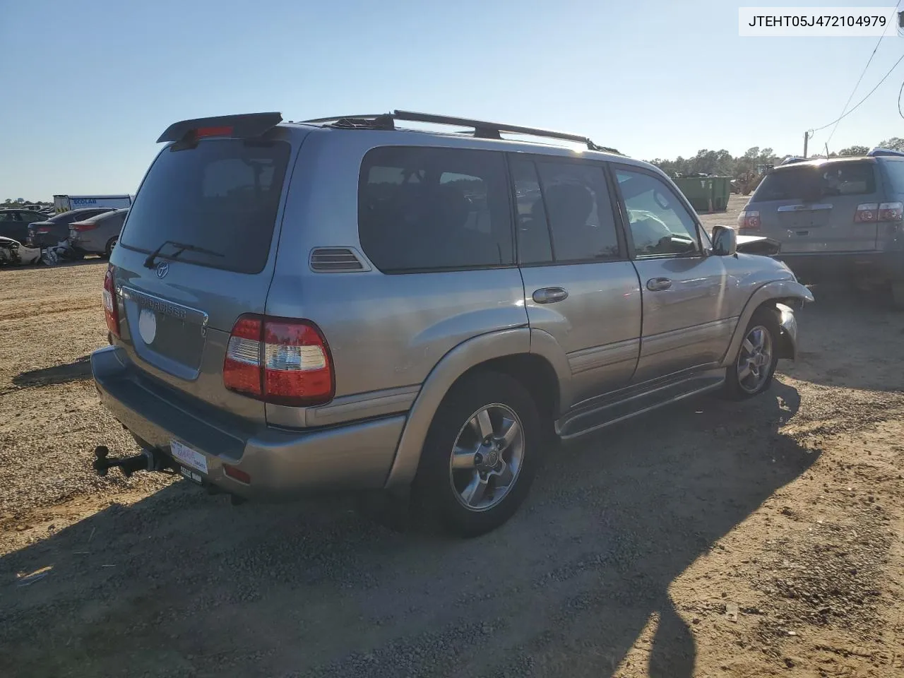 2007 Toyota Land Cruiser VIN: JTEHT05J472104979 Lot: 75493504