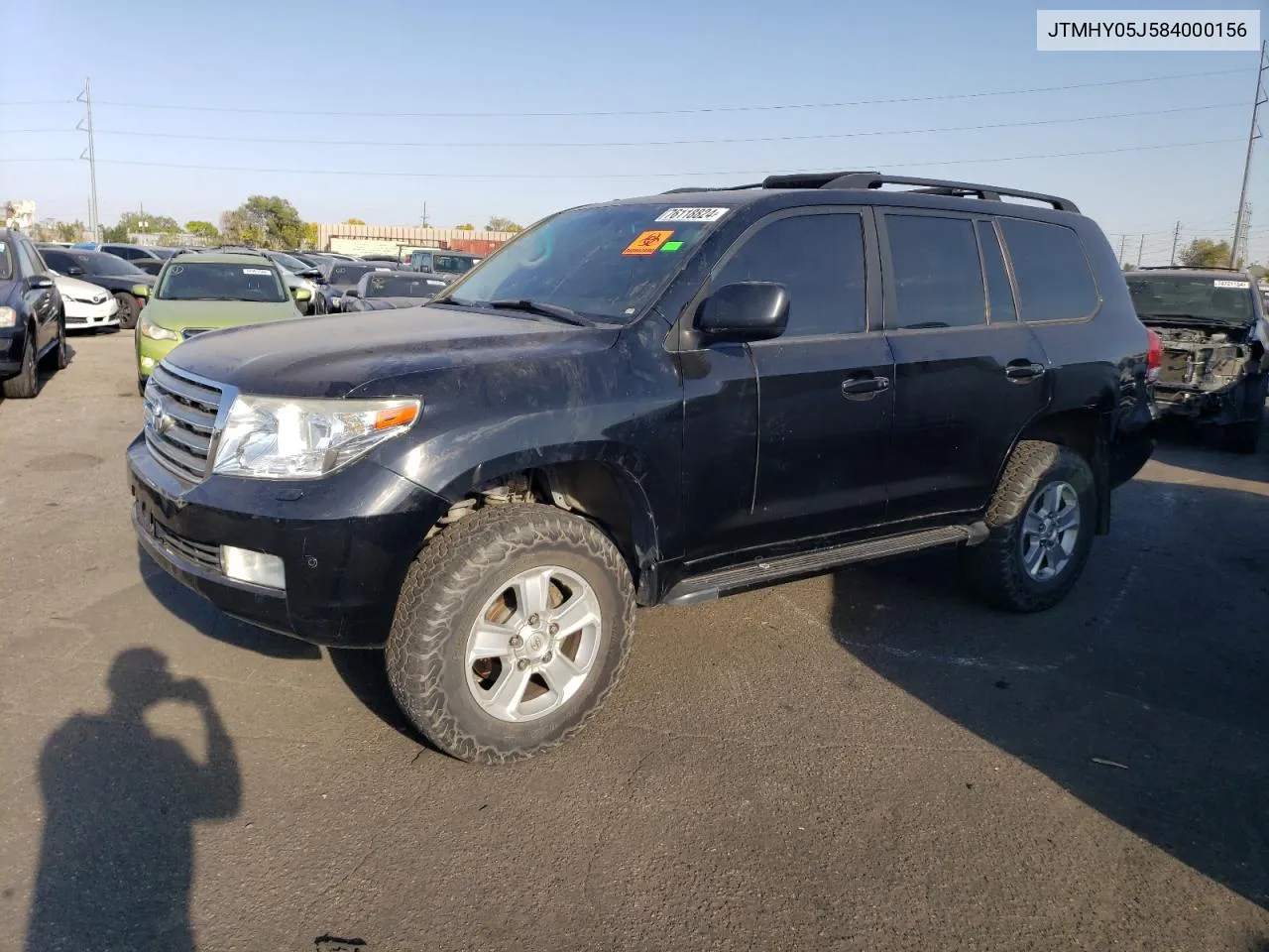 2008 Toyota Land Cruiser VIN: JTMHY05J584000156 Lot: 76118824