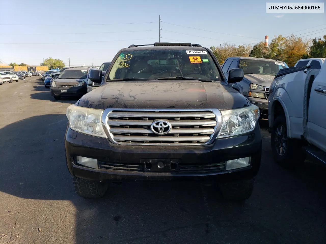 2008 Toyota Land Cruiser VIN: JTMHY05J584000156 Lot: 76118824