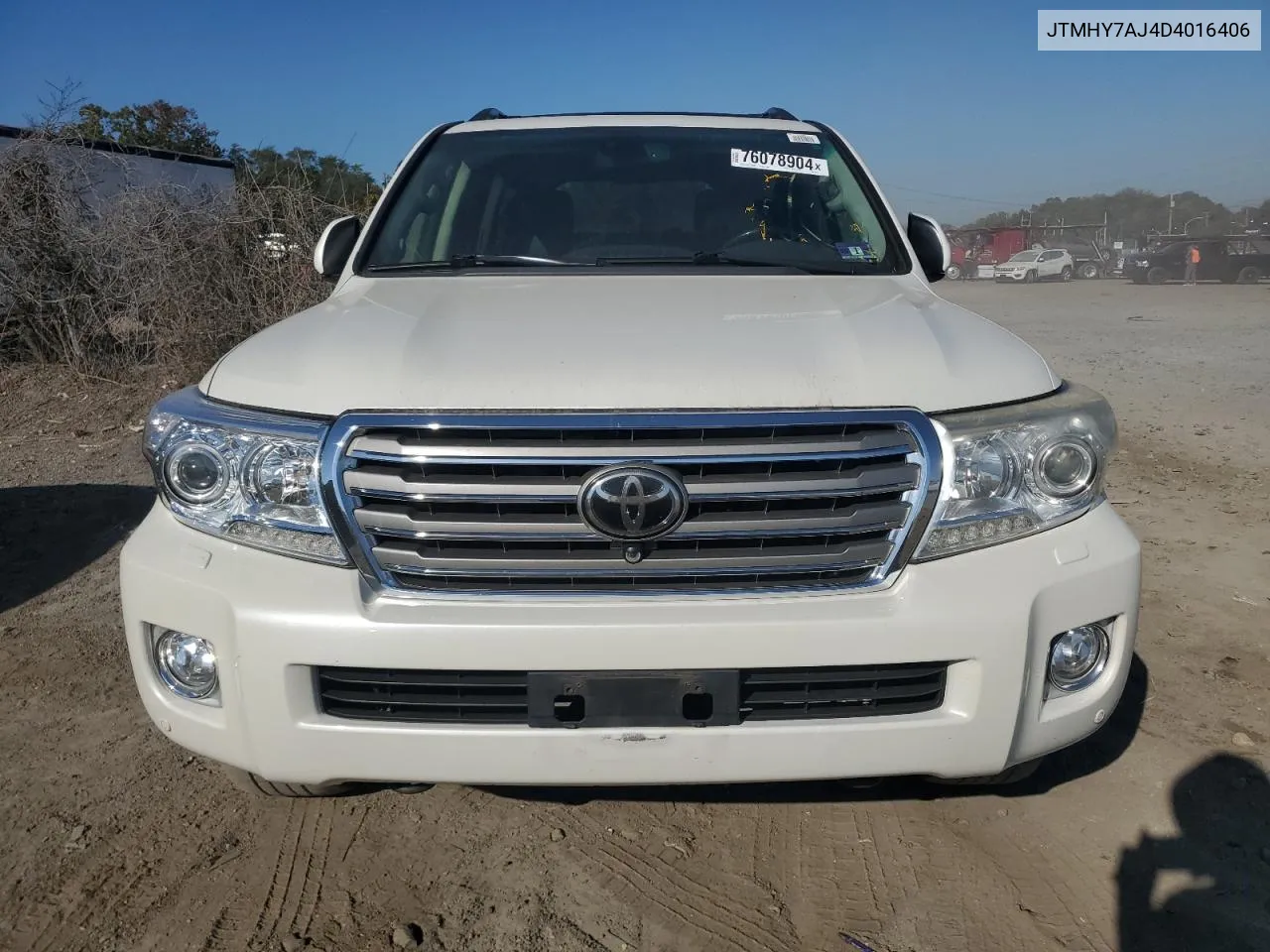 2013 Toyota Land Cruiser VIN: JTMHY7AJ4D4016406 Lot: 76078904