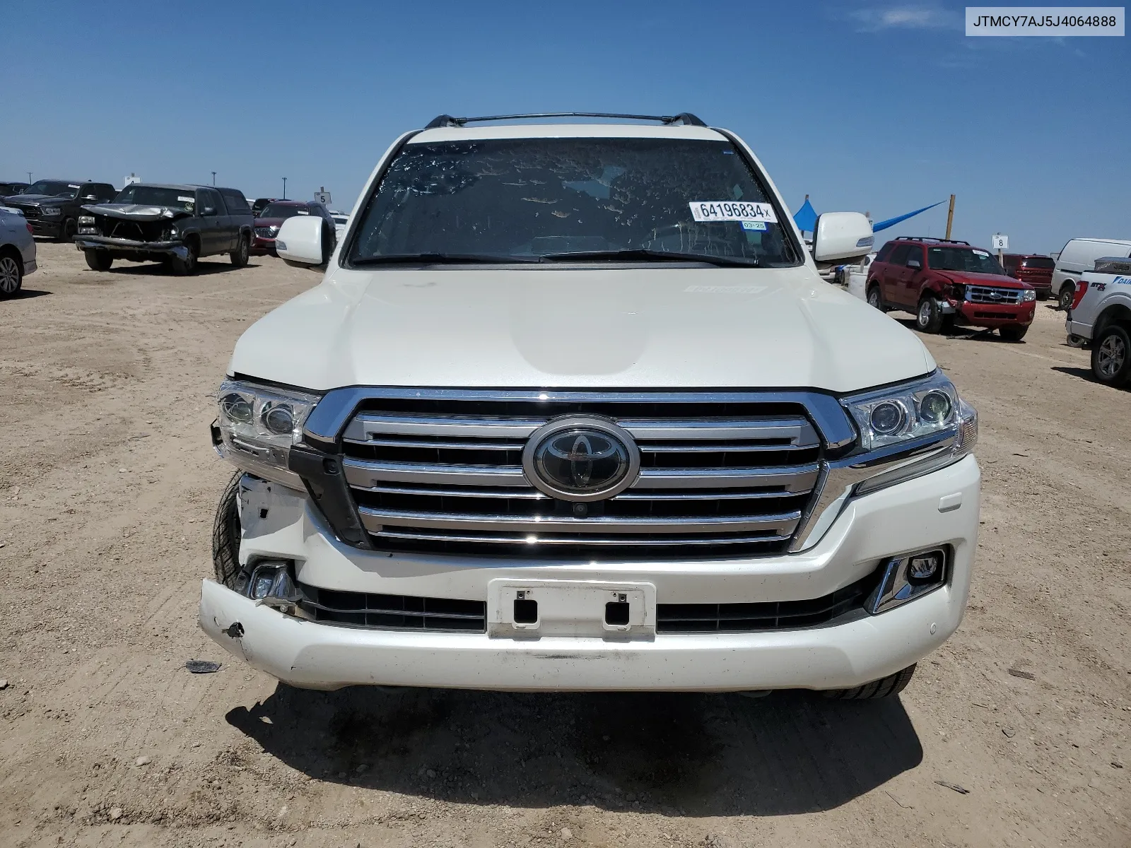 2018 Toyota Land Cruiser VIN: JTMCY7AJ5J4064888 Lot: 64196834