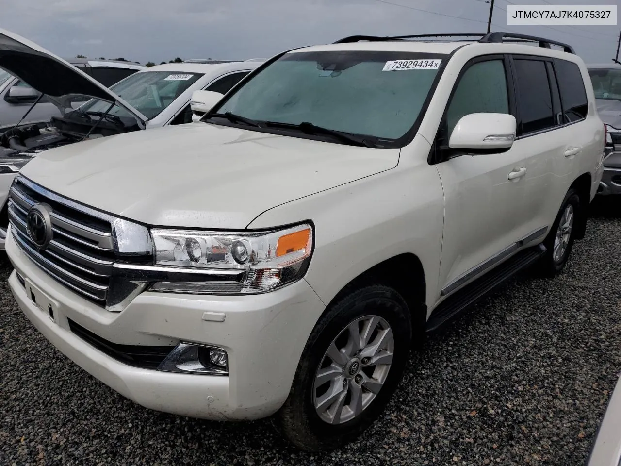 2019 Toyota Land Cruiser Vx-R VIN: JTMCY7AJ7K4075327 Lot: 73929434