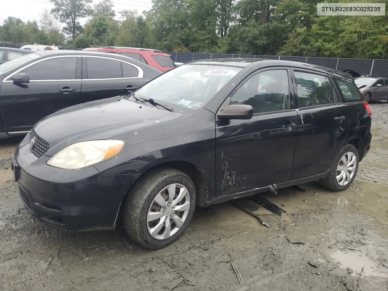 2003 Toyota Corolla Matrix Base VIN: 2T1LR32E83C025235 Lot: 73608014