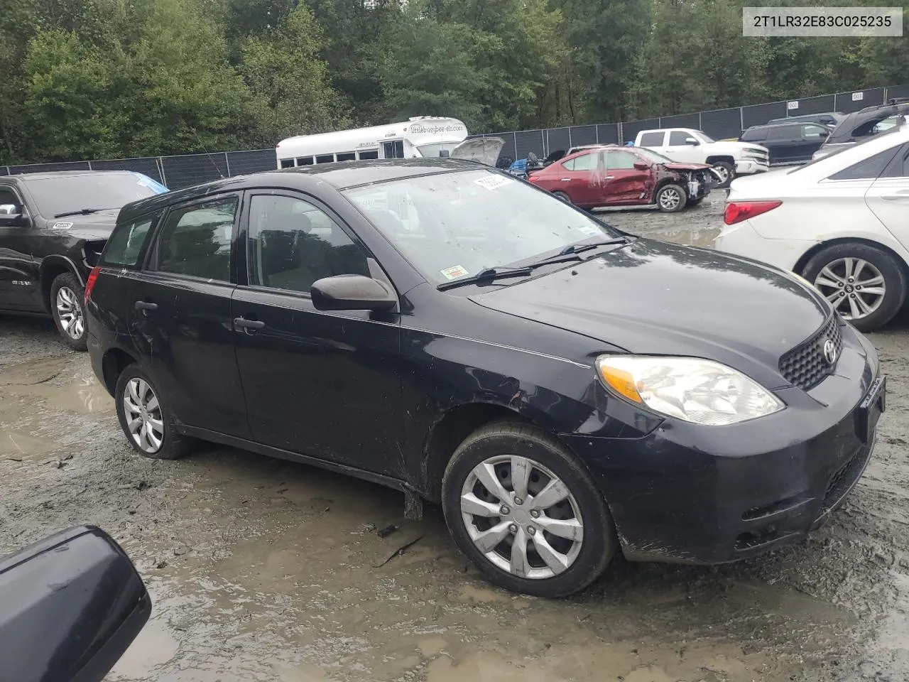 2003 Toyota Corolla Matrix Base VIN: 2T1LR32E83C025235 Lot: 73608014