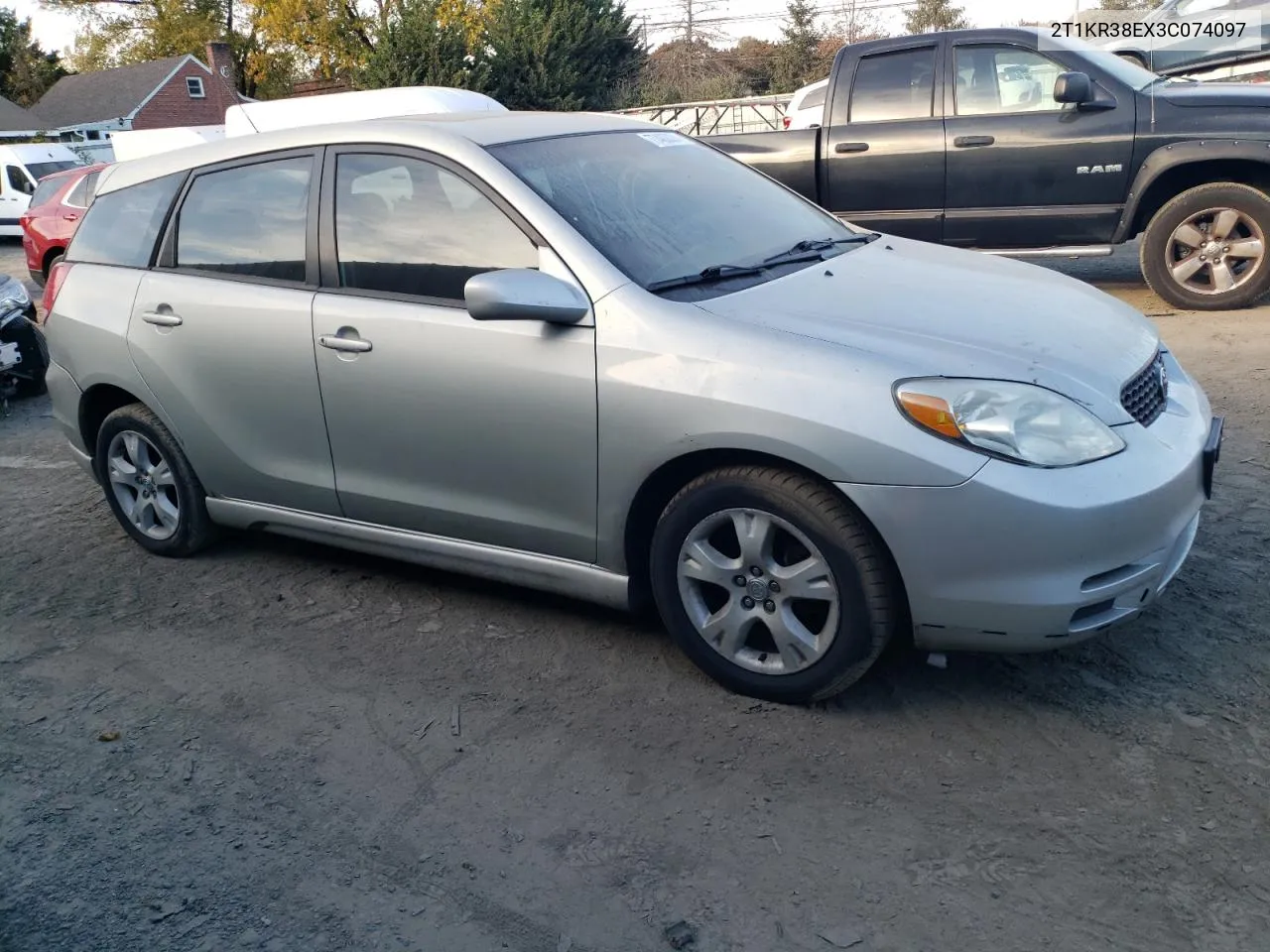 2003 Toyota Corolla Matrix Xr VIN: 2T1KR38EX3C074097 Lot: 77402024