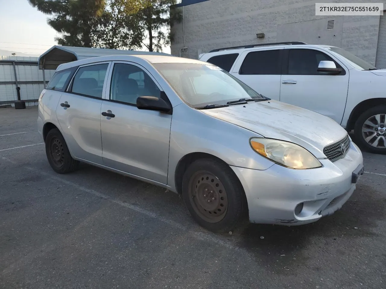 2005 Toyota Corolla Matrix Xr VIN: 2T1KR32E75C551659 Lot: 73450584