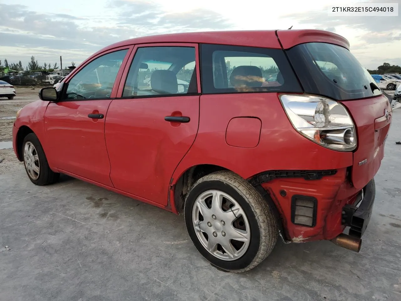 2005 Toyota Corolla Matrix Xr VIN: 2T1KR32E15C494018 Lot: 75164794