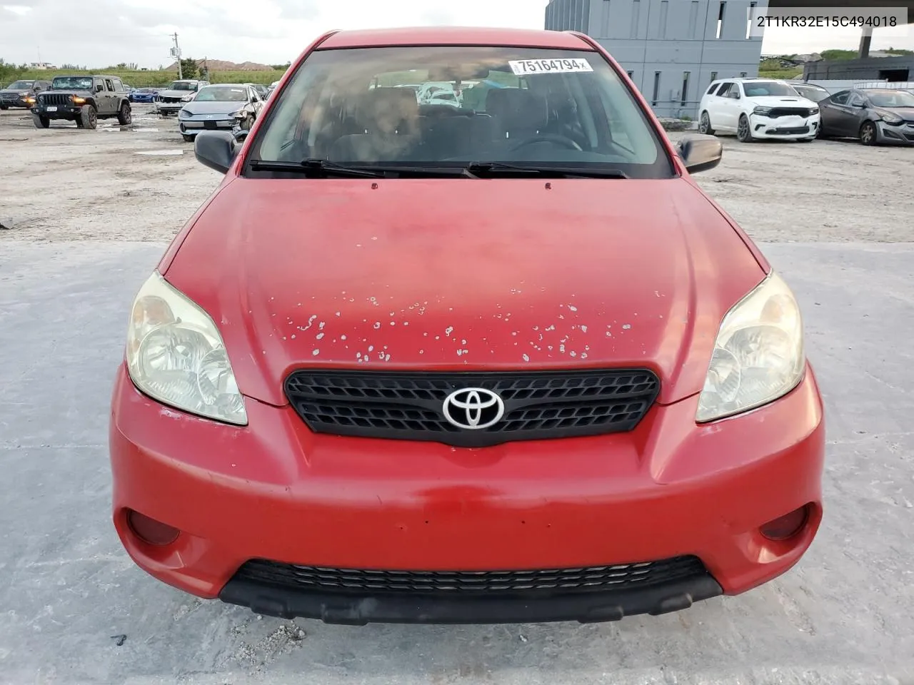 2005 Toyota Corolla Matrix Xr VIN: 2T1KR32E15C494018 Lot: 75164794