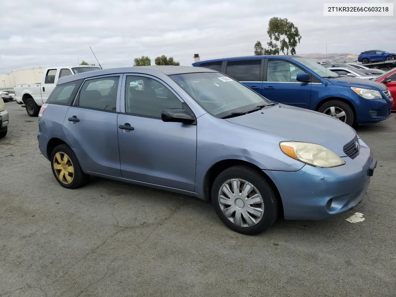 2006 Toyota Corolla Matrix Xr VIN: 2T1KR32E66C603218 Lot: 71896484