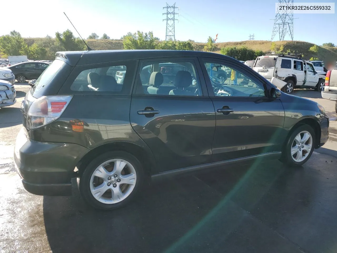 2006 Toyota Corolla Matrix Xr VIN: 2T1KR32E26C559332 Lot: 72019464