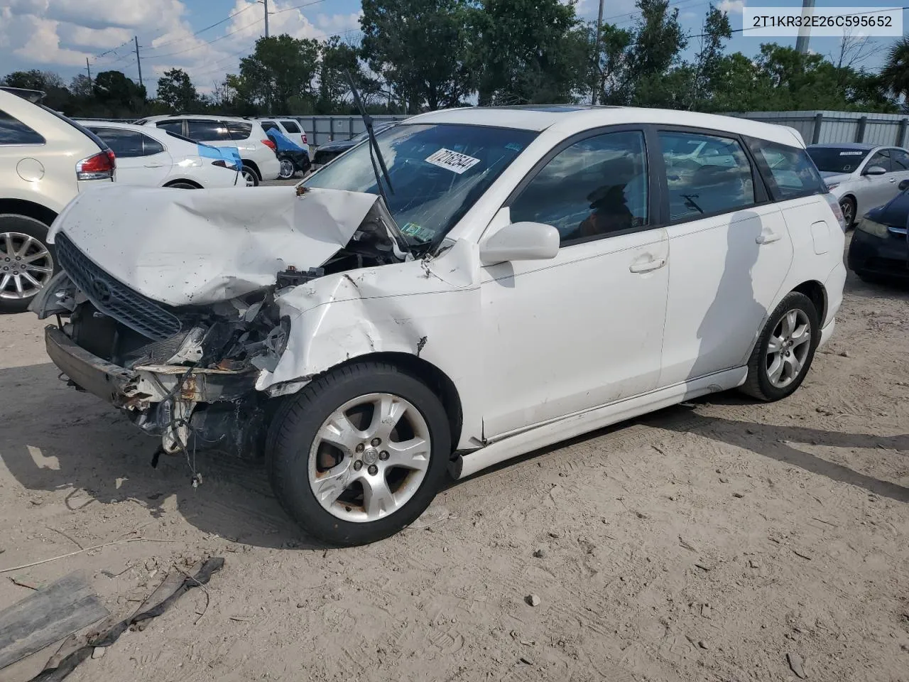 2006 Toyota Corolla Matrix Xr VIN: 2T1KR32E26C595652 Lot: 72162544