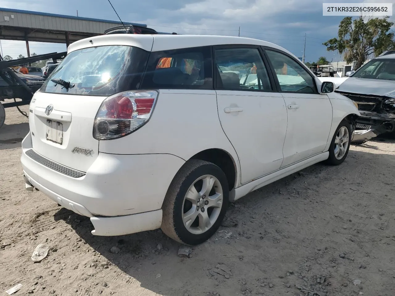 2006 Toyota Corolla Matrix Xr VIN: 2T1KR32E26C595652 Lot: 72162544