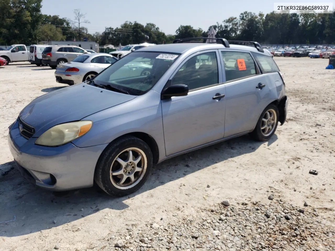 2006 Toyota Corolla Matrix Xr VIN: 2T1KR32E86C589337 Lot: 75213274