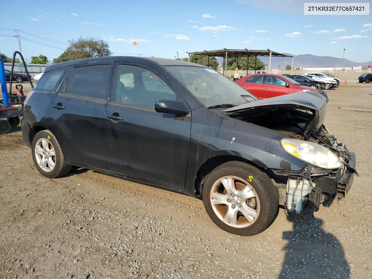 2007 Toyota Corolla Matrix Xr VIN: 2T1KR32E77C657421 Lot: 70527094