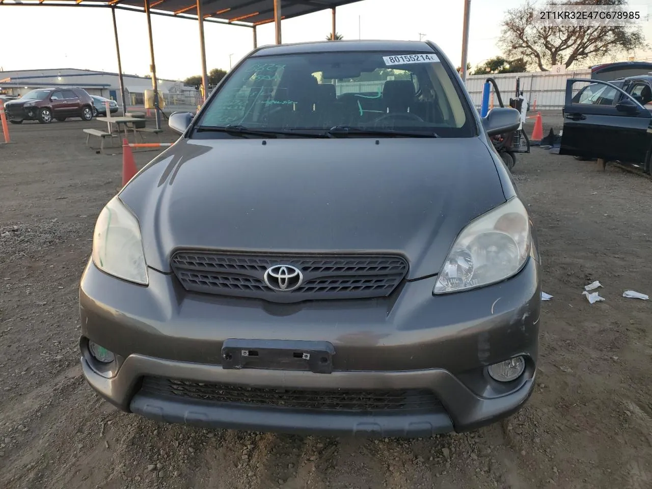 2007 Toyota Corolla Matrix Xr VIN: 2T1KR32E47C678985 Lot: 80155214