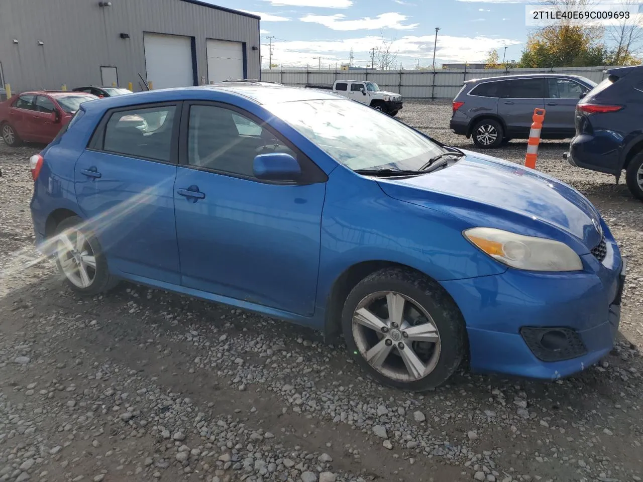 2009 Toyota Corolla Matrix S VIN: 2T1LE40E69C009693 Lot: 75181674