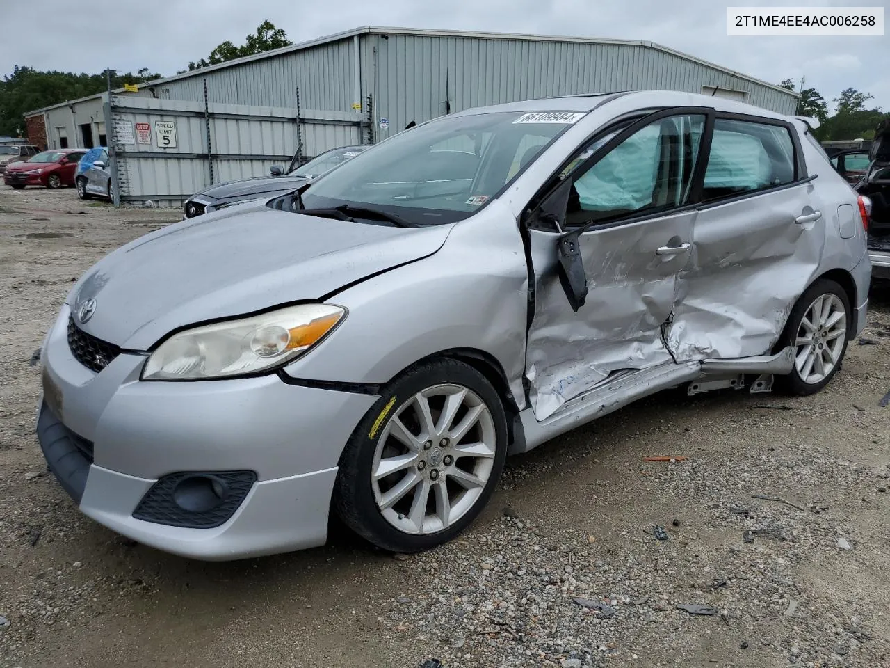 2010 Toyota Corolla Matrix Xrs VIN: 2T1ME4EE4AC006258 Lot: 66109984