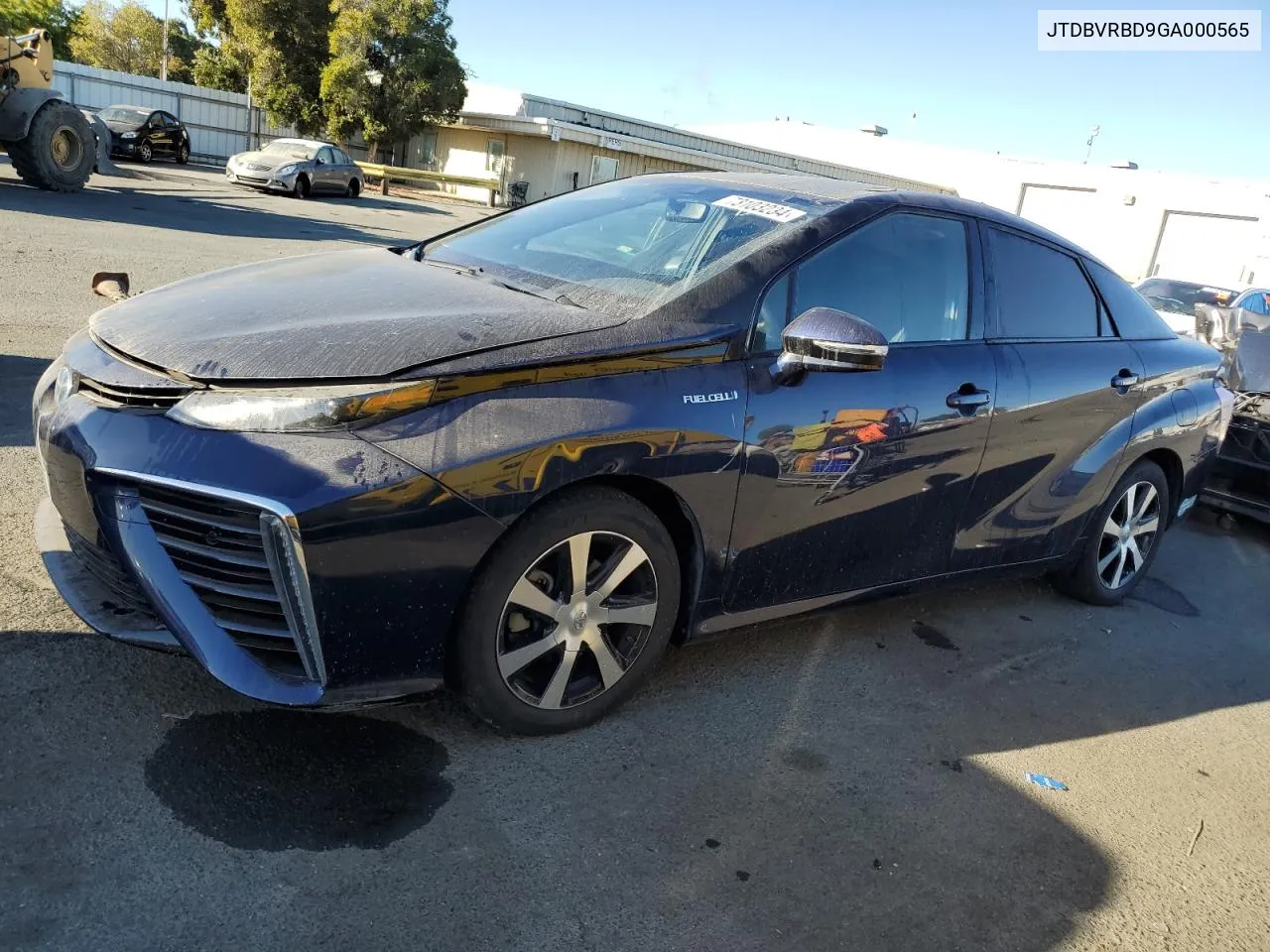 JTDBVRBD9GA000565 2016 Toyota Mirai