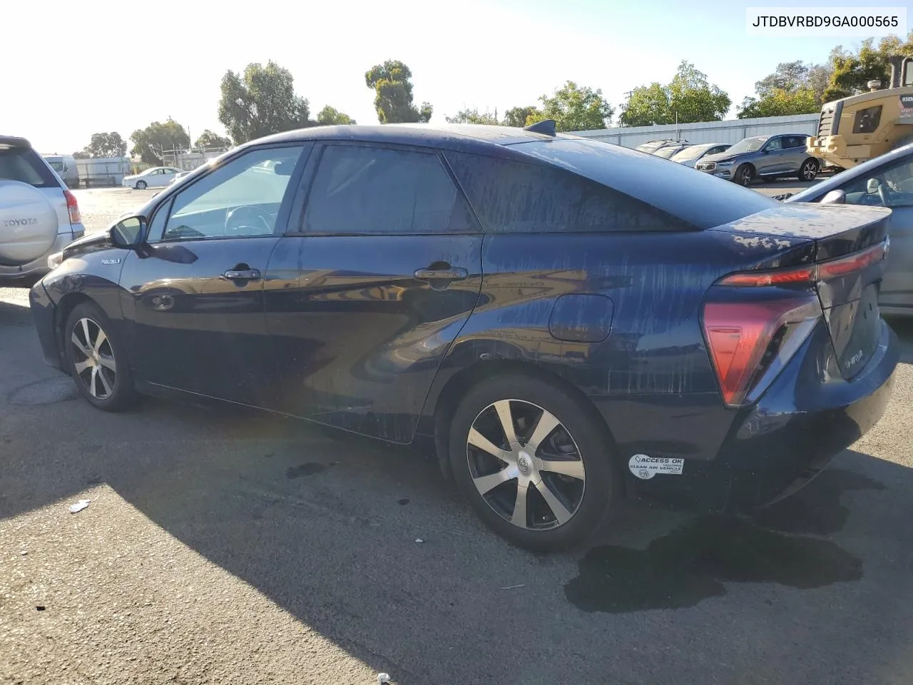 JTDBVRBD9GA000565 2016 Toyota Mirai