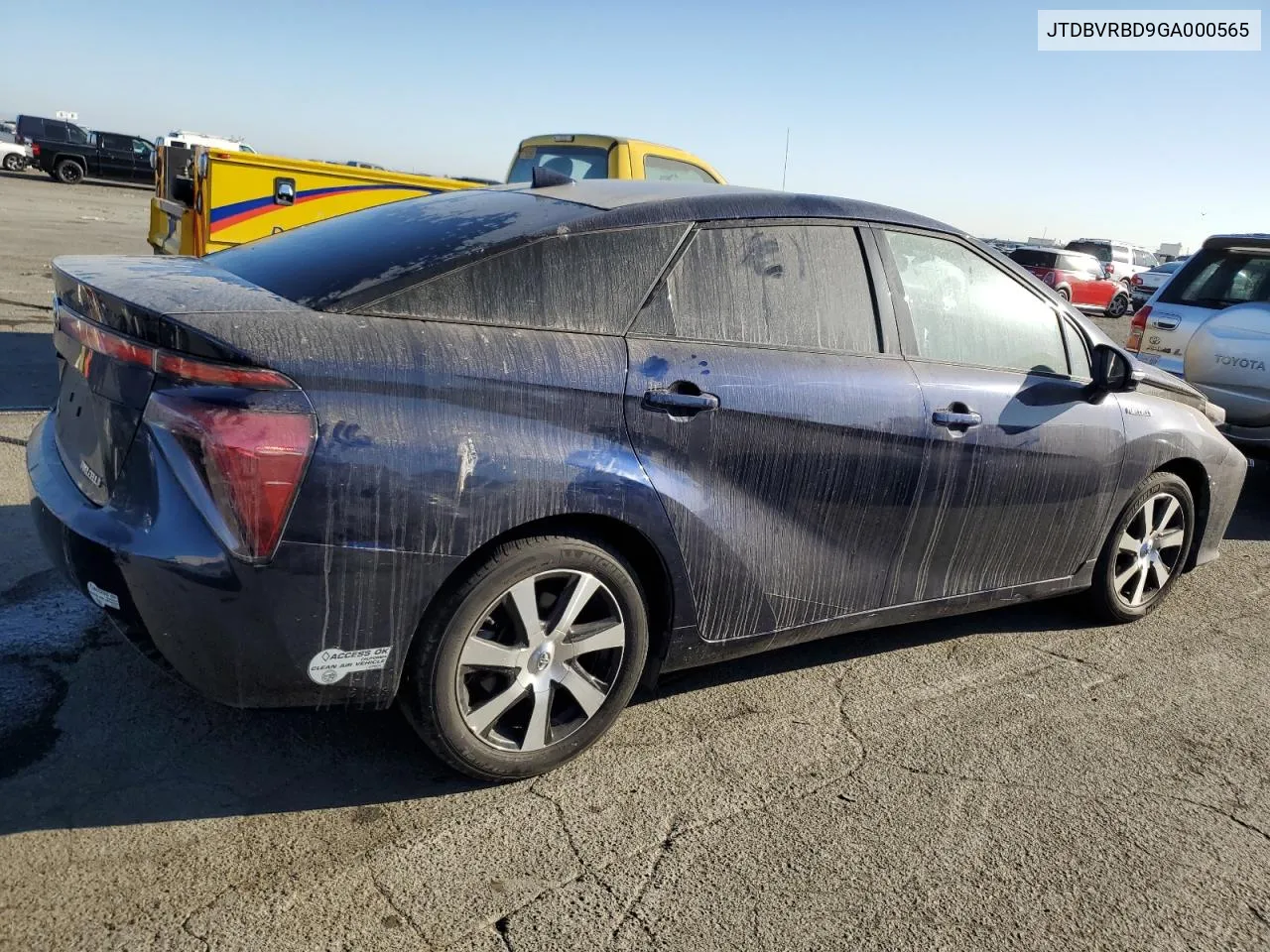 2016 Toyota Mirai VIN: JTDBVRBD9GA000565 Lot: 73103234