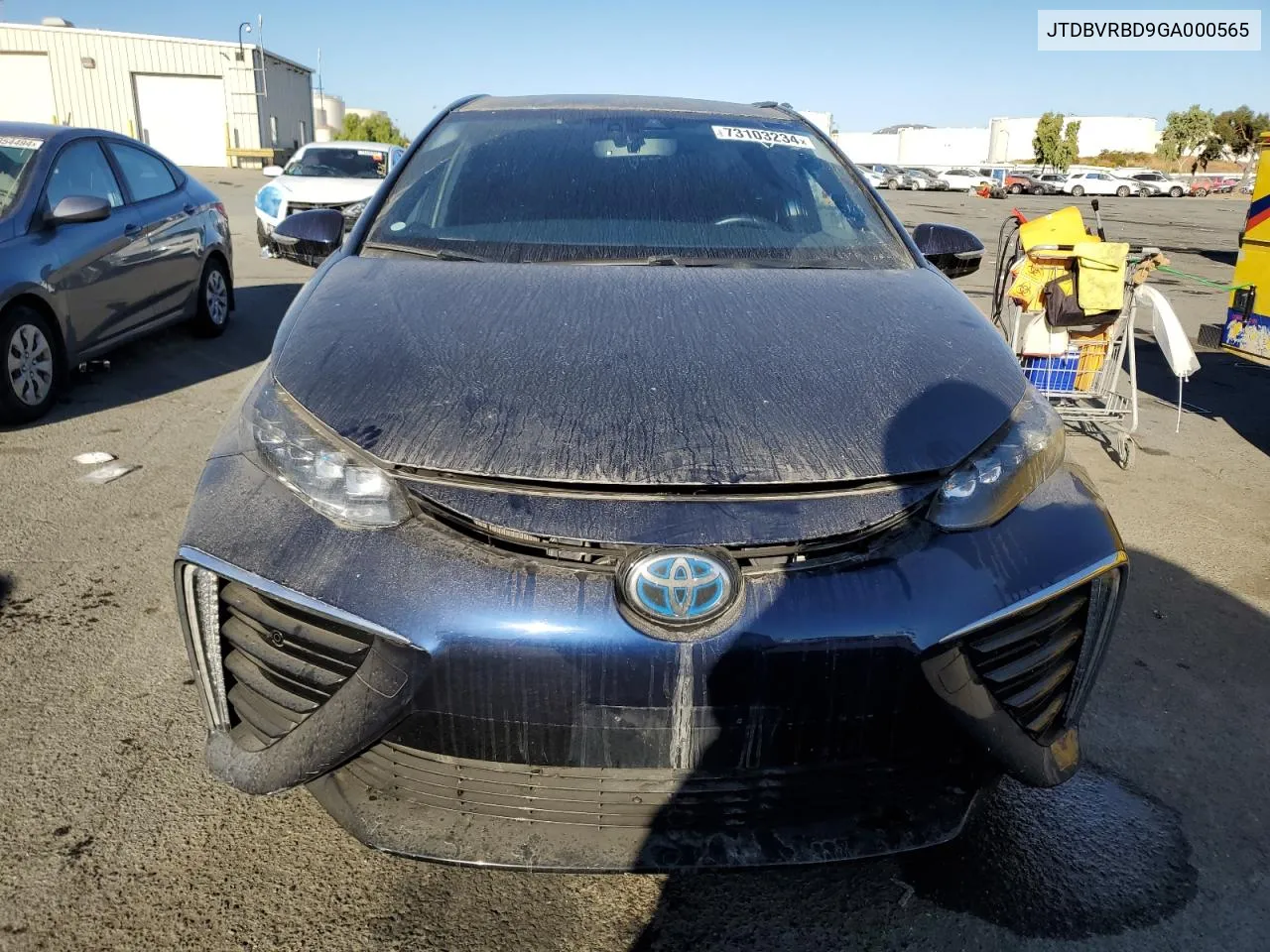 2016 Toyota Mirai VIN: JTDBVRBD9GA000565 Lot: 73103234