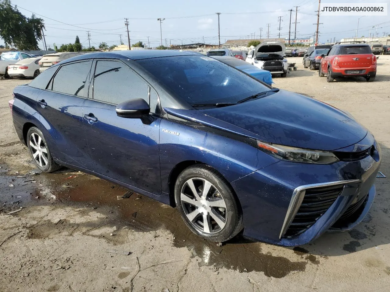 2016 Toyota Mirai VIN: JTDBVRBD4GA000862 Lot: 75282744