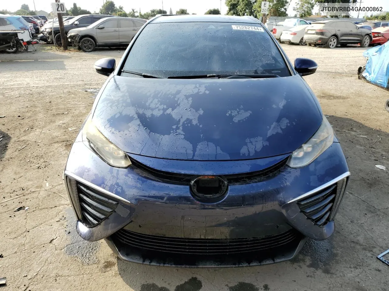 JTDBVRBD4GA000862 2016 Toyota Mirai