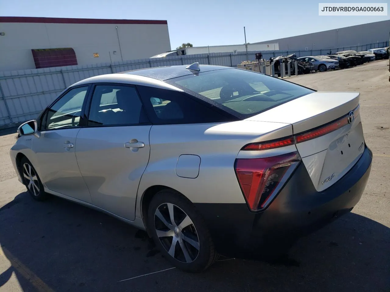 2016 Toyota Mirai VIN: JTDBVRBD9GA000663 Lot: 76711494