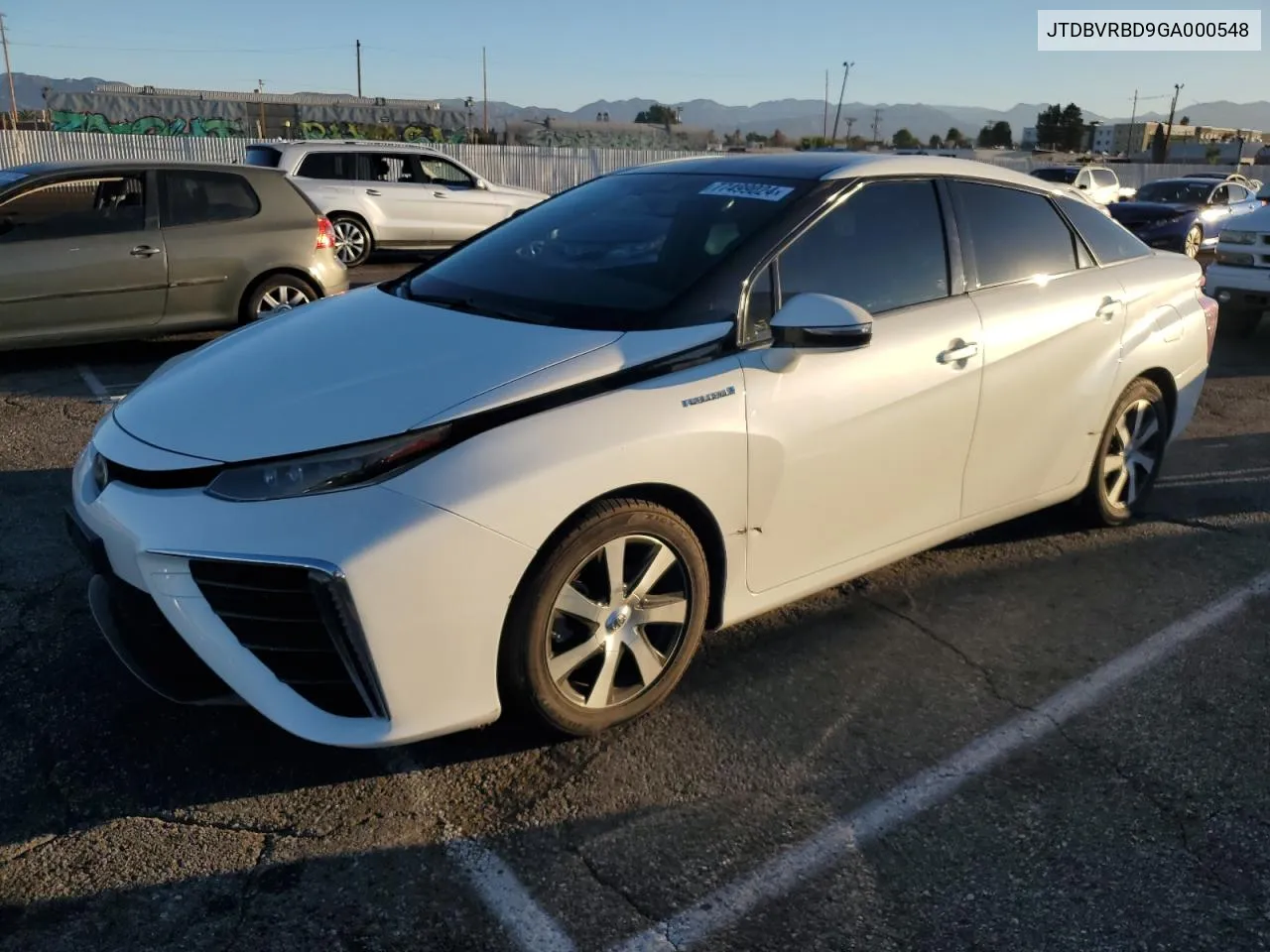 2016 Toyota Mirai VIN: JTDBVRBD9GA000548 Lot: 77499024