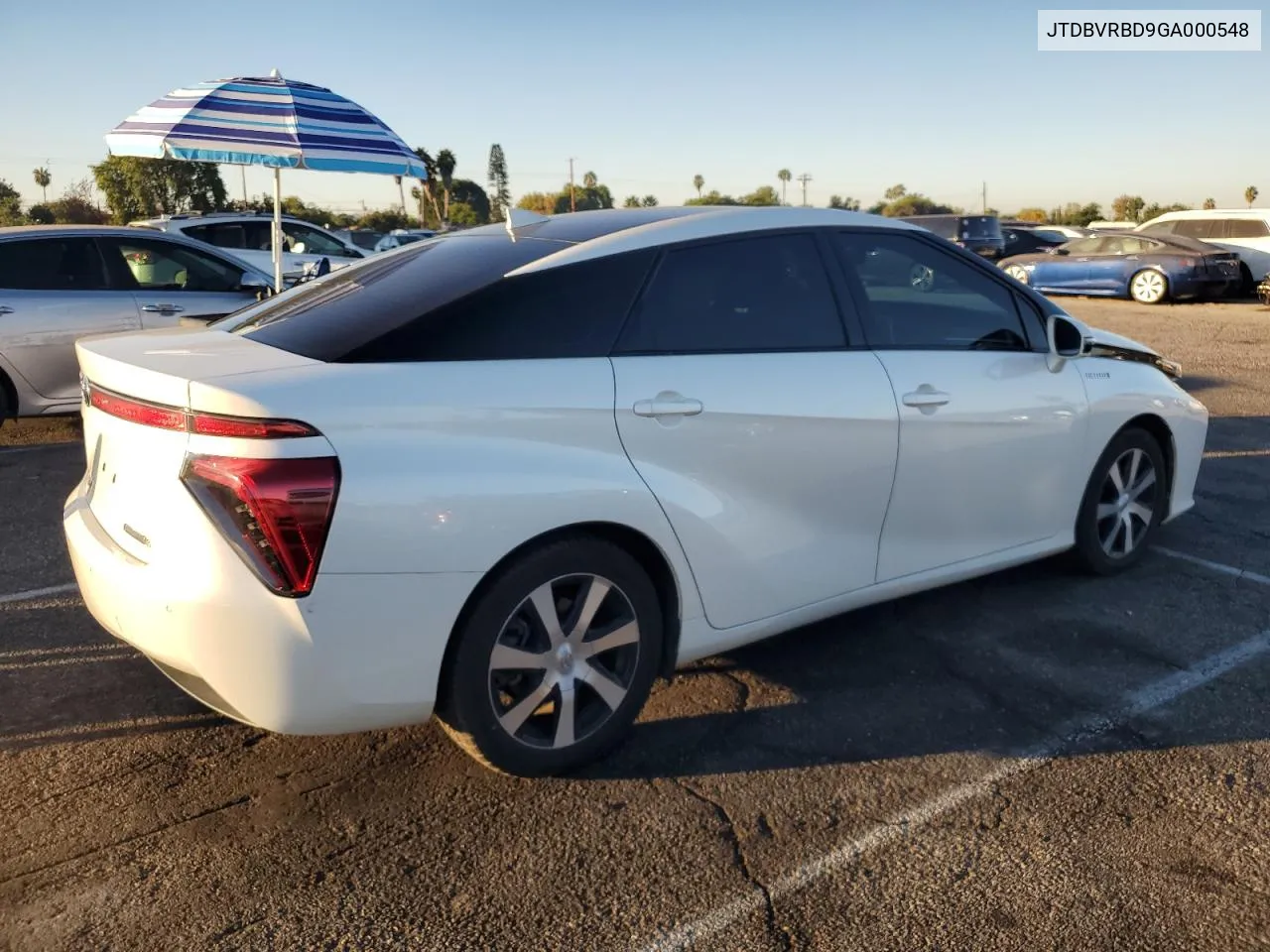 2016 Toyota Mirai VIN: JTDBVRBD9GA000548 Lot: 77499024