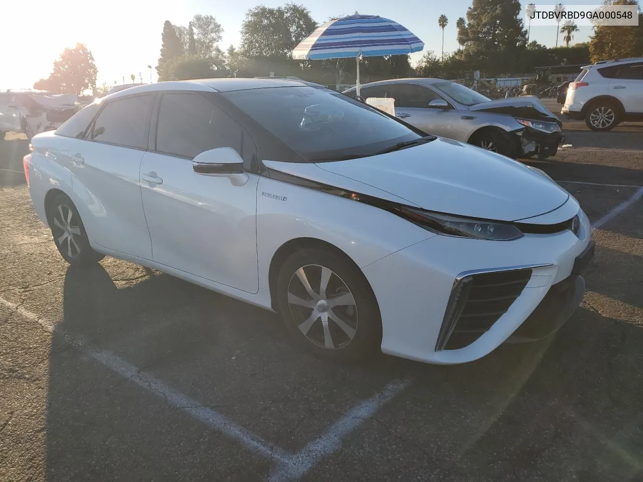 JTDBVRBD9GA000548 2016 Toyota Mirai